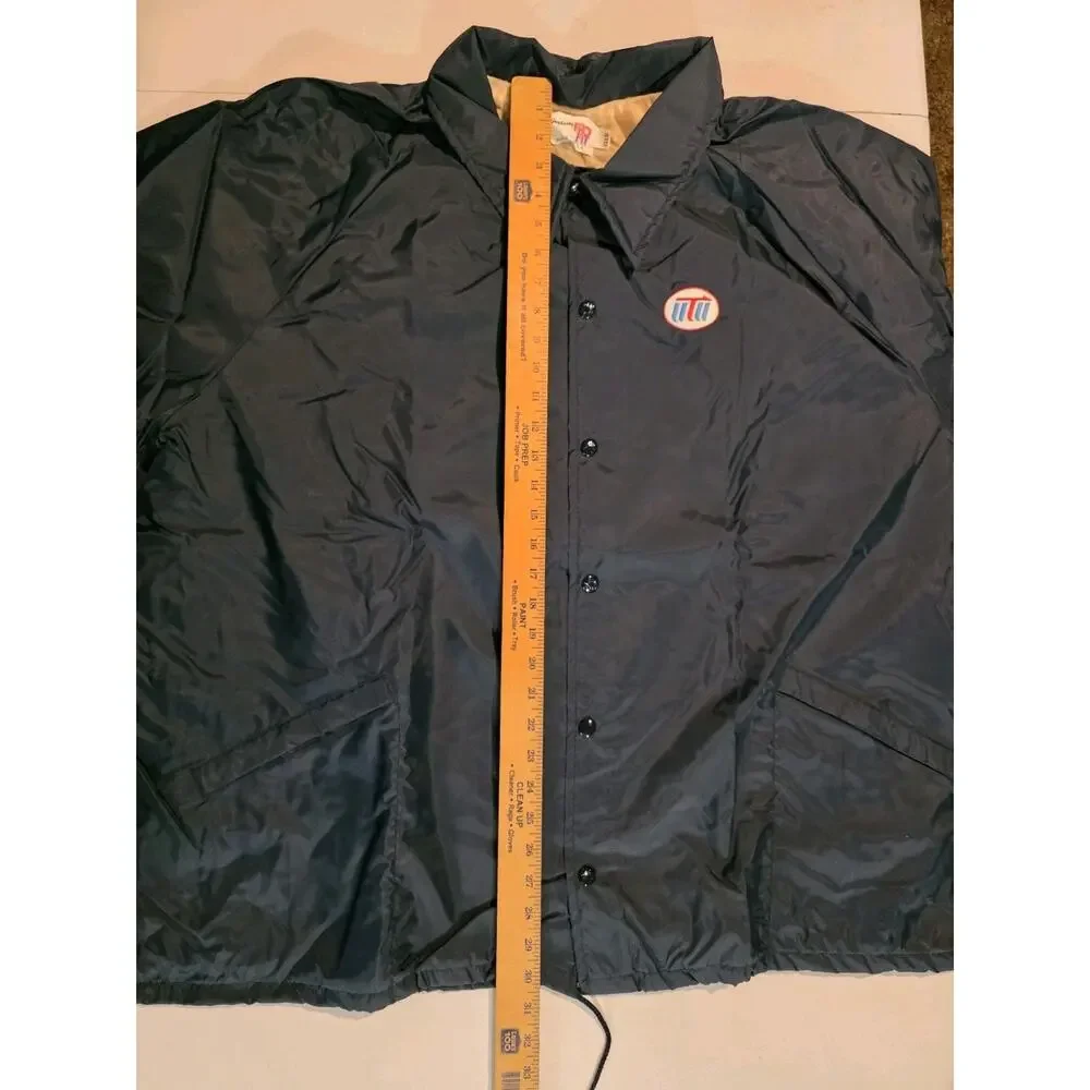 Vintage King Louie Black Jacket United Transportation Union Made in the USA 4XL
